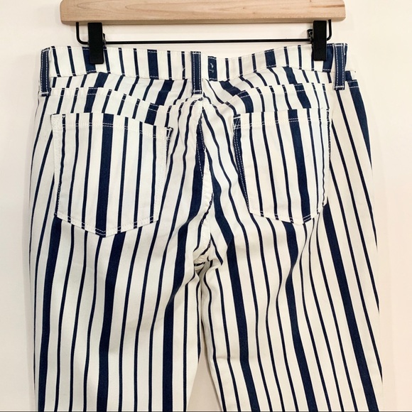 JOIE Blue & White Striped 'Nailah' Skinny Pants - Picture 8 of 11